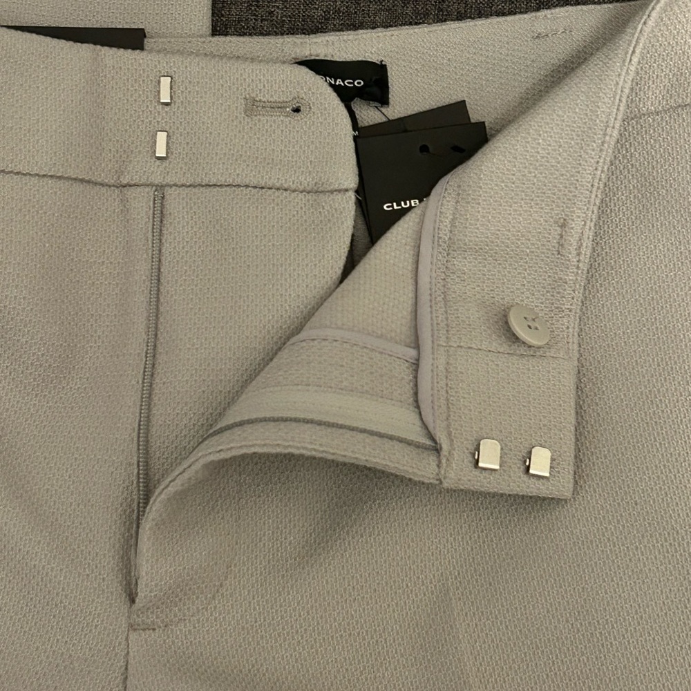 NWT CLUB MONACO | Remi Slim Crop Pant | Grey | Size 4 - Picture 5 of 10